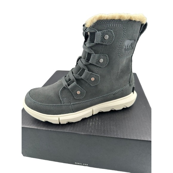 Sorel Women's Explorer Next Joan Waterproof Insulated Boot - Grill/Fawn NWB 6.5 - Picture 11 of 16